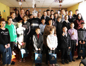 Diamond Holding employees congratulated children of the orphanage-school at Orekhovo-Zuevo